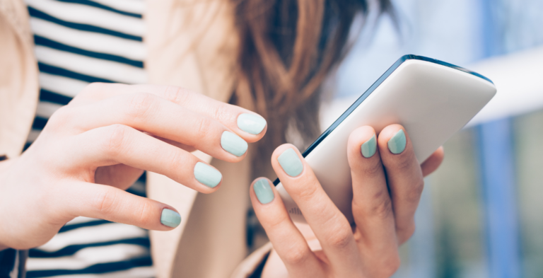 Girl on phone