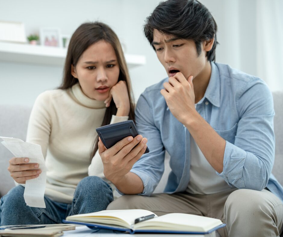 Couple stressed about financials