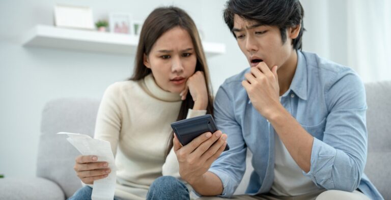 Couple stressed about financials